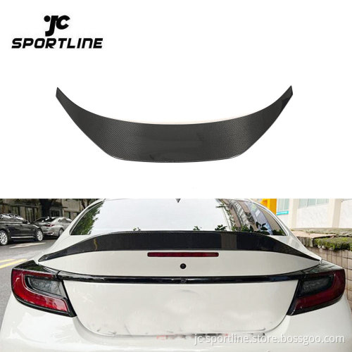 Carbon Fiber Trunk Spoiler Lip for Toyota/Subaru GR86/BRZ 2022-2023